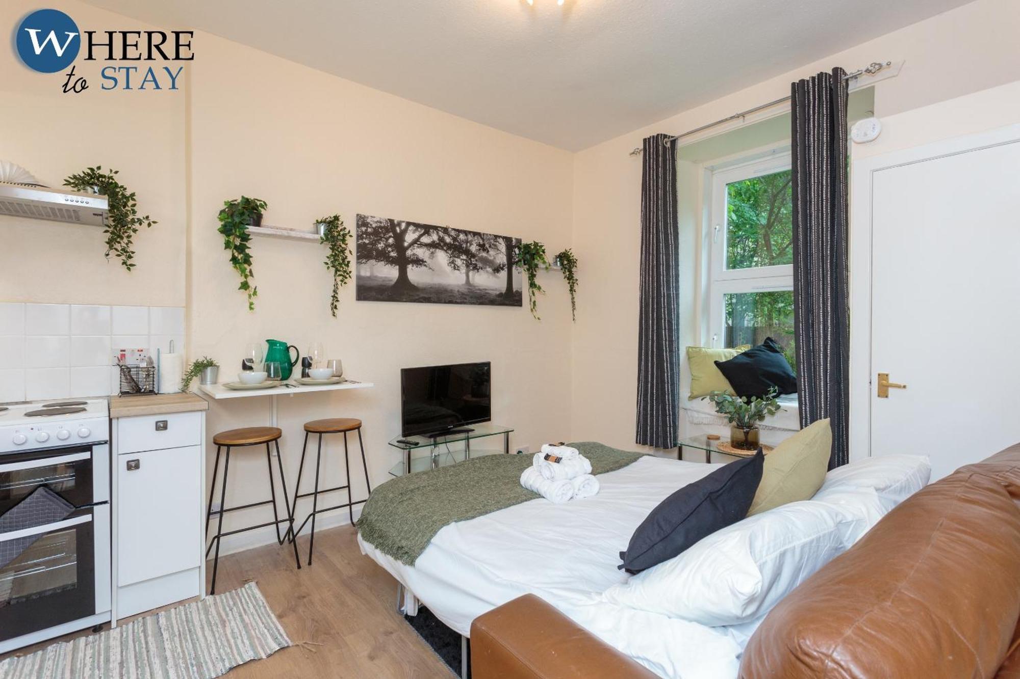 Апартаменты Cosy 1 Bed Flat Near City Centre Эдинбург Номер фото